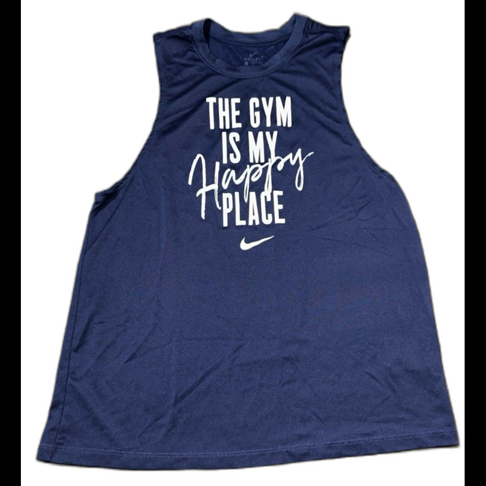 Nike The Gym is my Happy Place Workout Tank Size Medium